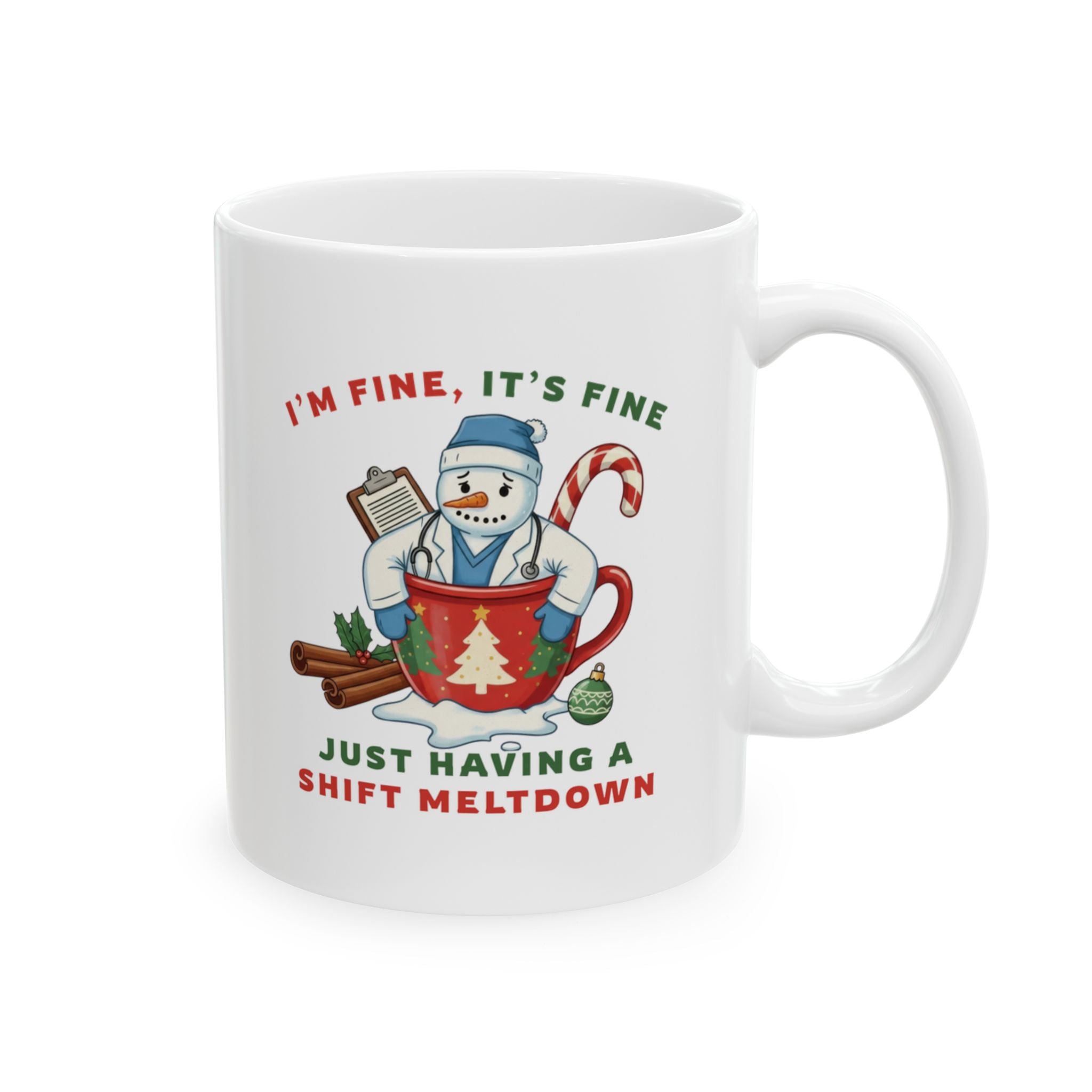 Snowman Shift Meltdown Mug