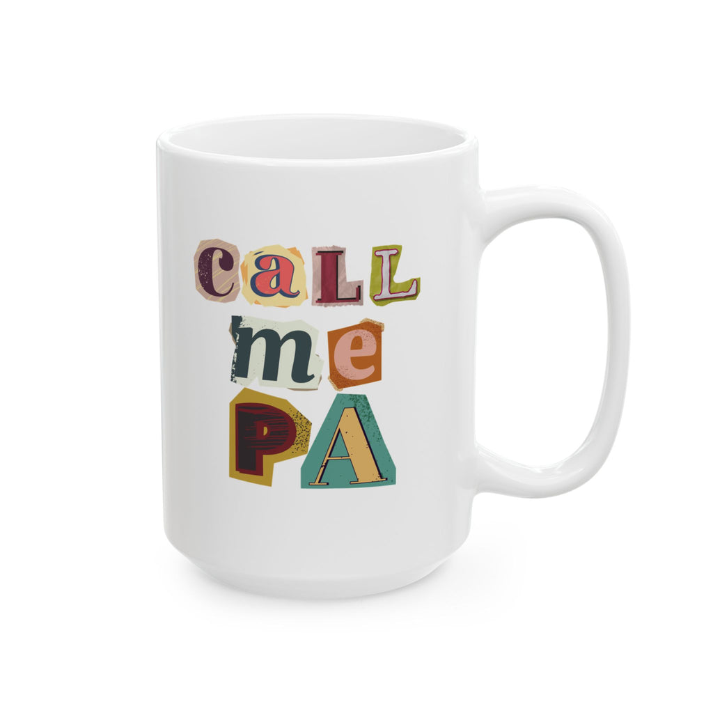 Call Me PA Scrapbook Style Mug