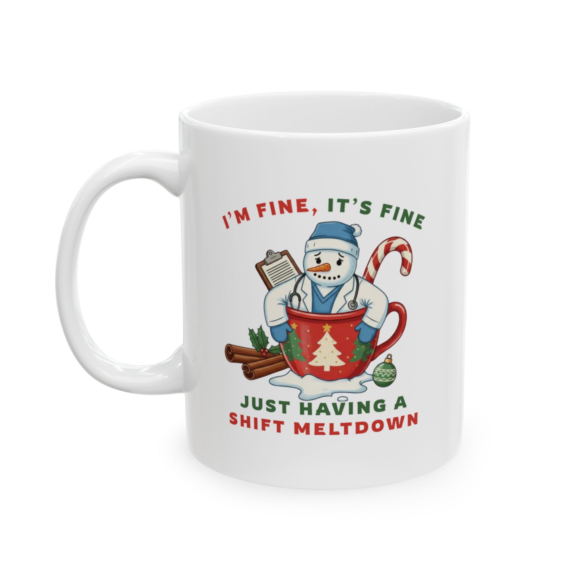 Snowman Shift Meltdown Mug