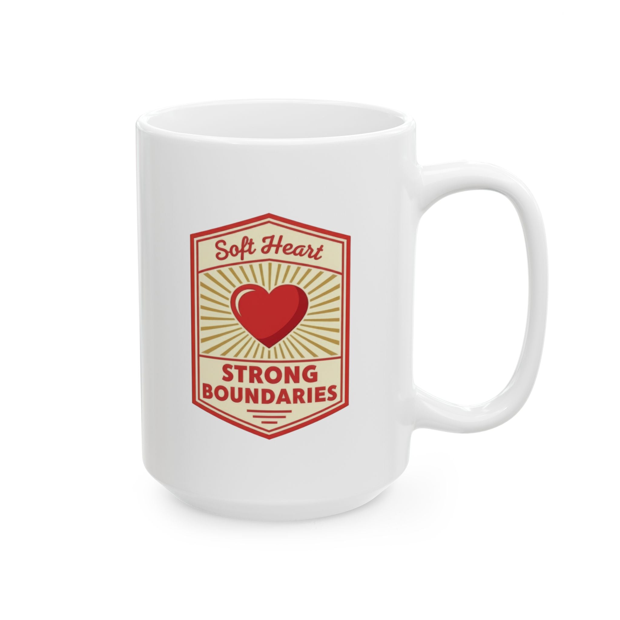 Soft Heart, Strong Boundaries Mug