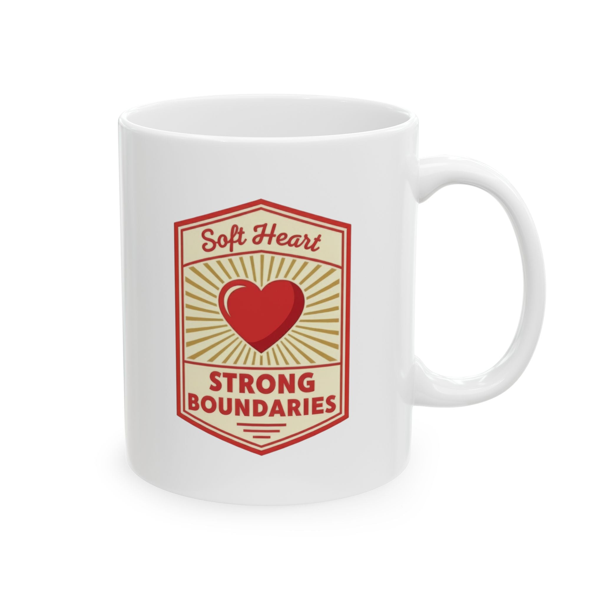 Soft Heart, Strong Boundaries Mug