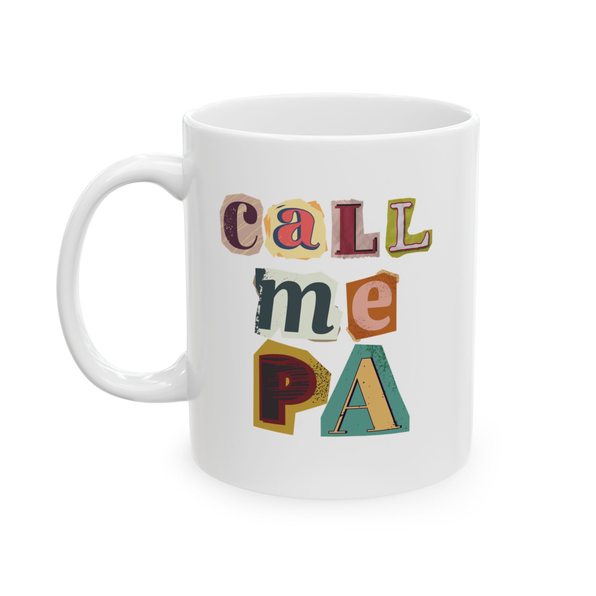 Call Me PA Scrapbook Style Mug