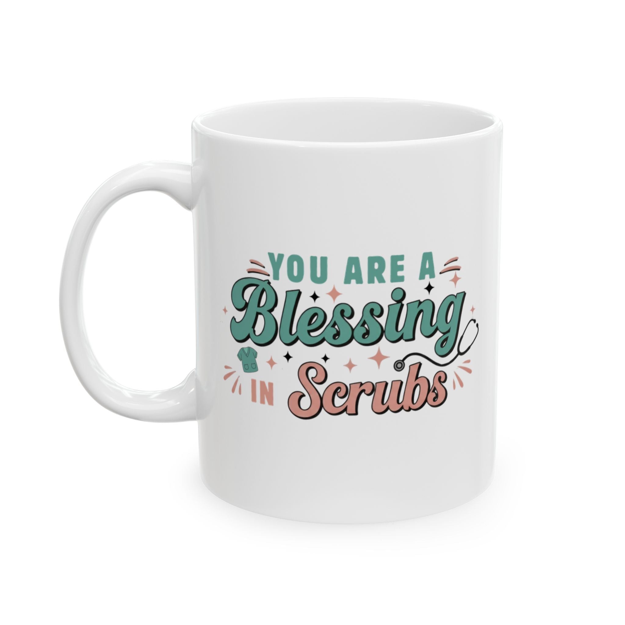 A Blessing in Scrubs Mug