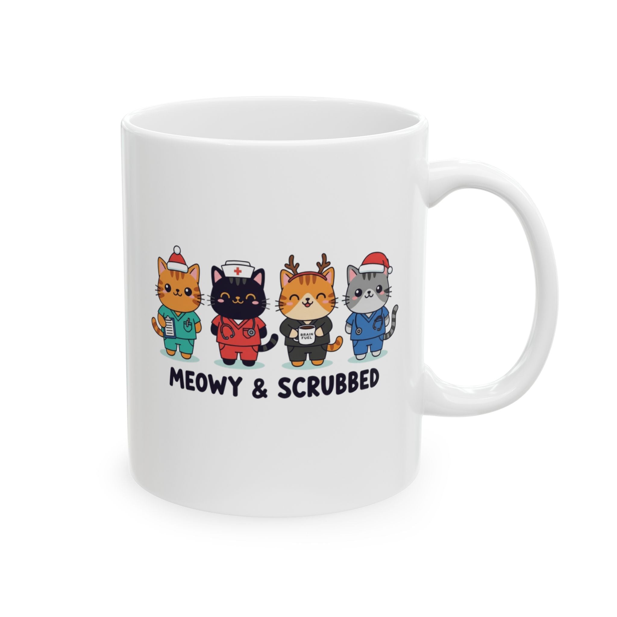 Meowy and Scrubbed Mug