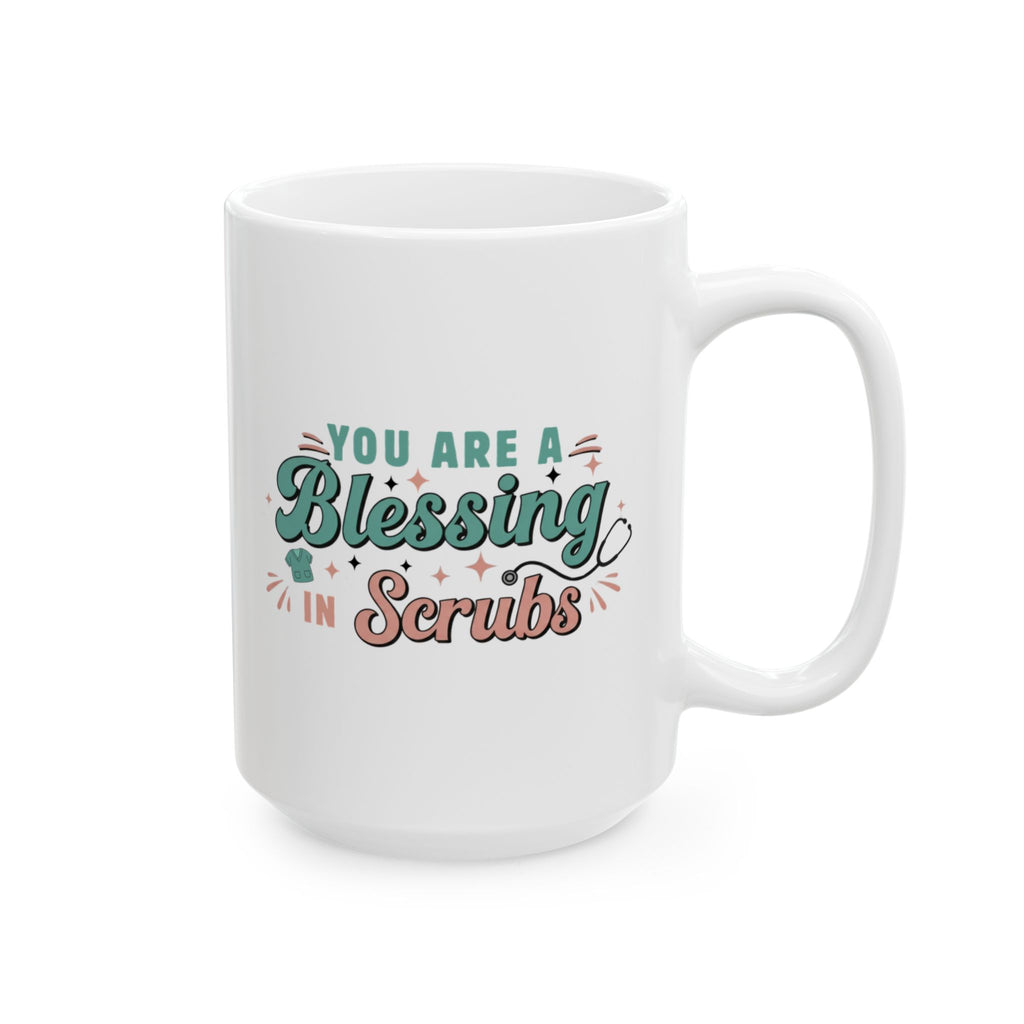 A Blessing in Scrubs Mug