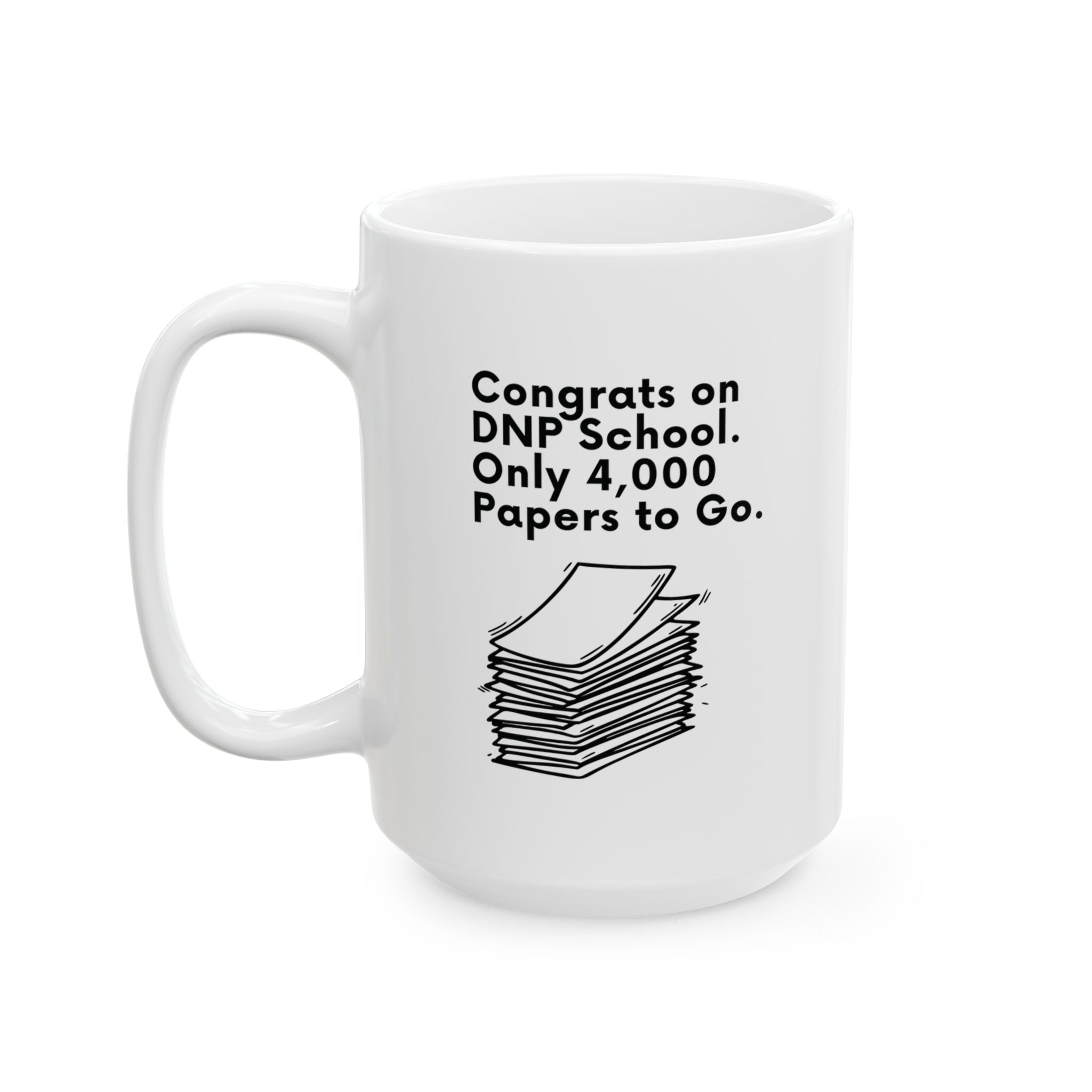 Only 4,000 Papers To Go DNP Mug