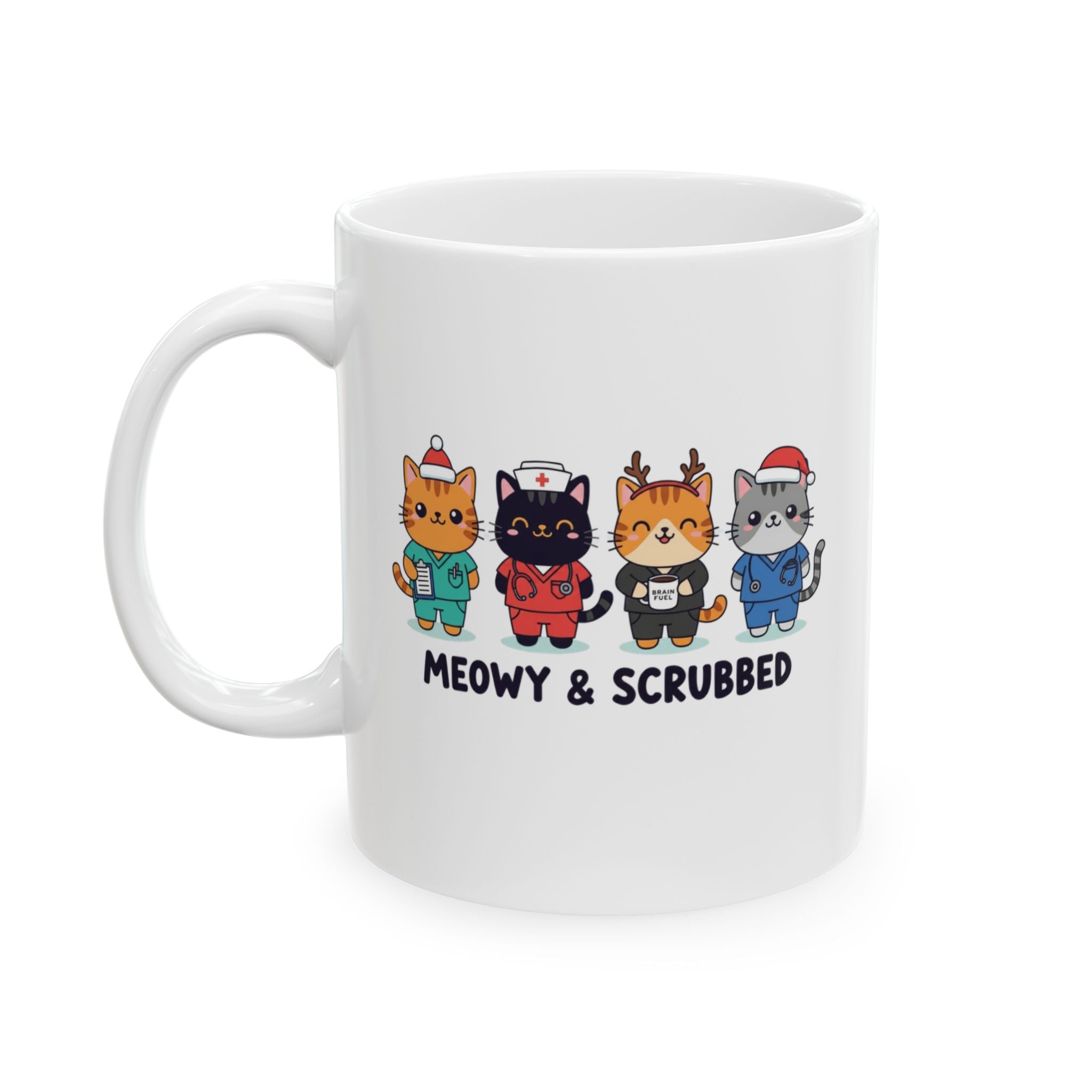 Meowy and Scrubbed Mug