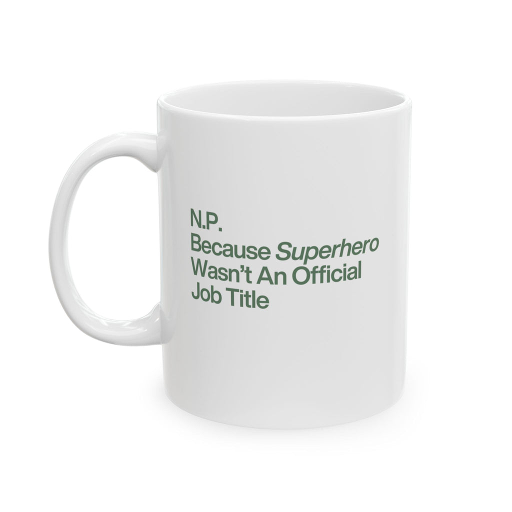 NP Superhero Mug