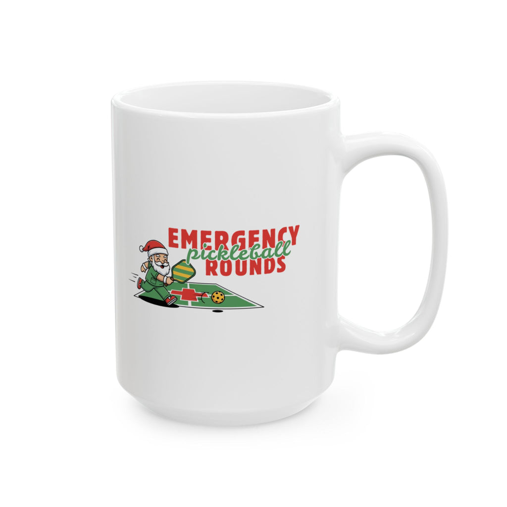 Emergency Pickleball Rounds Santa Mug