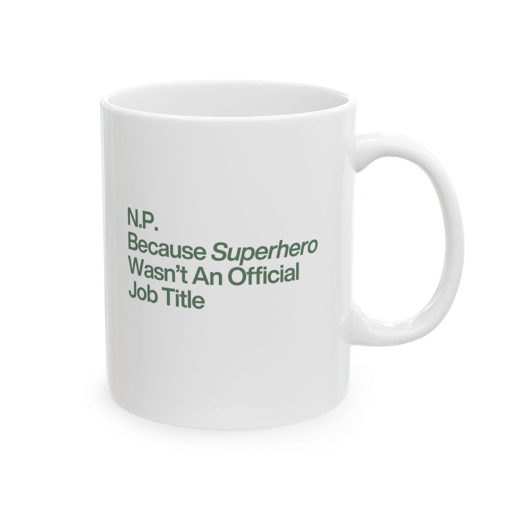 NP Superhero Mug
