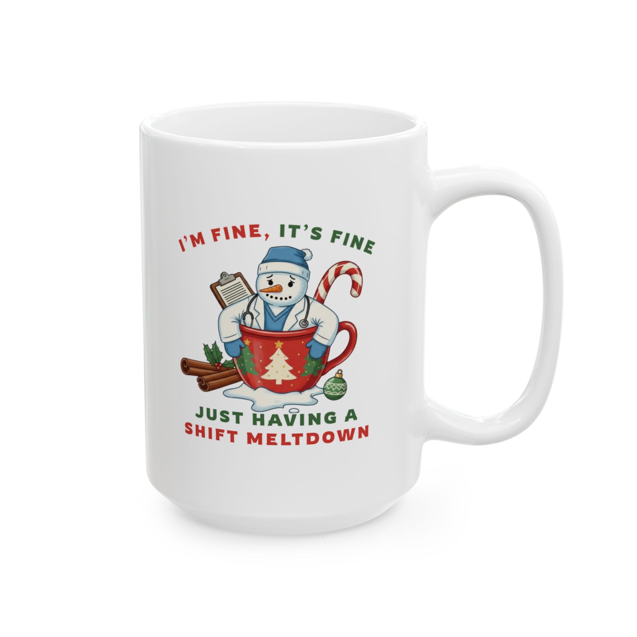Snowman Shift Meltdown Mug