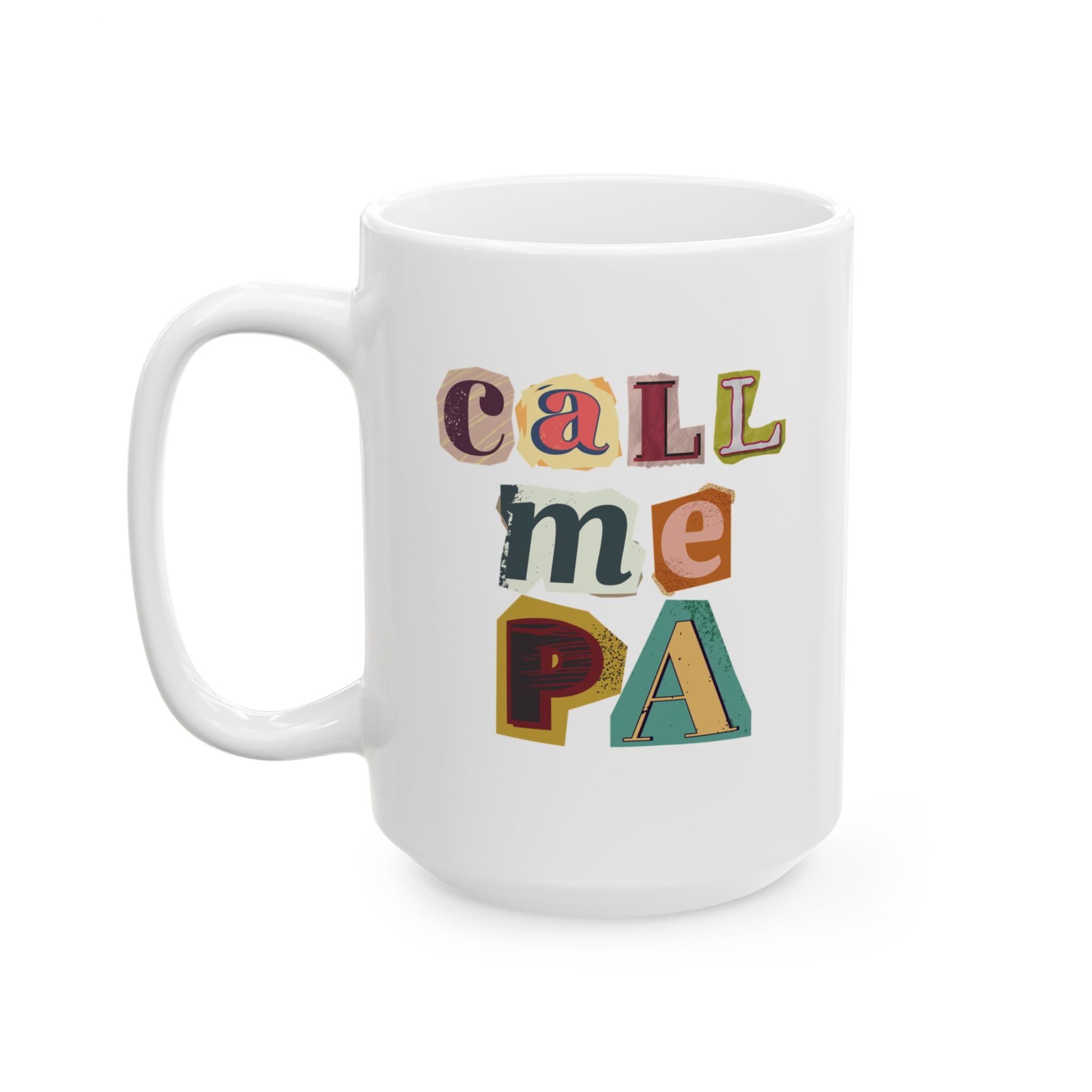 Call Me PA Scrapbook Style Mug