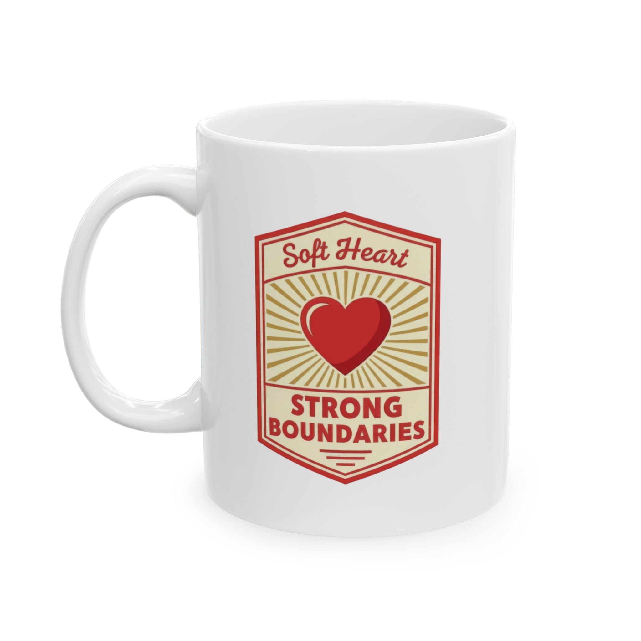 Soft Heart, Strong Boundaries Mug