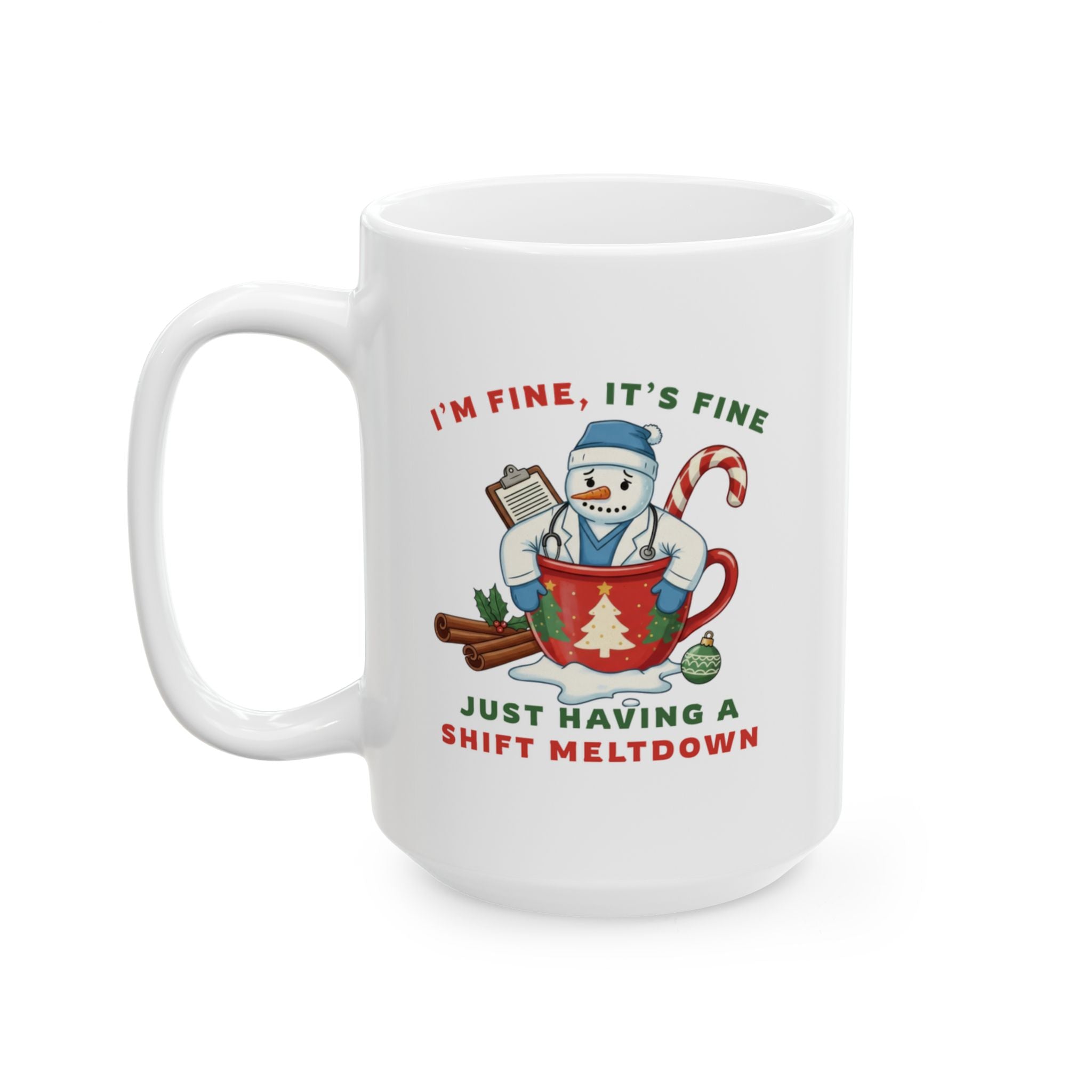 Snowman Shift Meltdown Mug